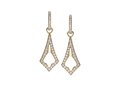 18kt yellow gold Medieval earring with .7 cts diamonds. Available in white, yellow, or rose gold.

